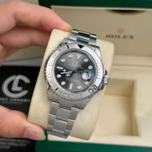 Alternative view of Rolex Yacht-Master M126622-0001 126622-0001 40mm Gray Dial Steel – VIP Version