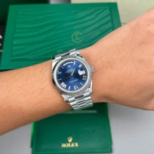 Rolex Day Date 228239 40mm Blue Dial – VIP Version - Görsel 4