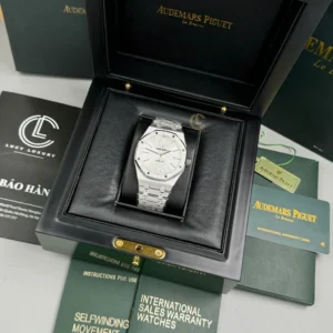 Audemars Piguet Royal Oak Frosted Gold 41mm Silver Dial Steel – VIP Version - Görsel 10