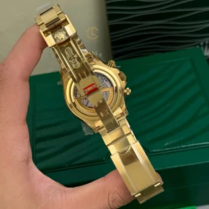 Rolex Cosmograph Daytona 116505 40mm Black Dial Cal.4130 Yellow Gold – VIP Version - Görsel 7