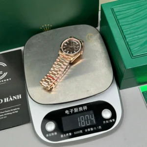 Rolex Day Date 228235 Chocolate Dial 40mmm Everose Gold 180gram – VIP Version - Görsel 7