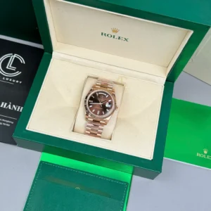 Rolex Day Date 228235 Chocolate Dial 40mmm Everose Gold 180gram – VIP Version - Görsel 8