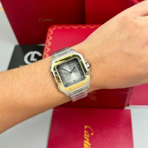 Cartier Santos De Cartier CRW2SA0030 Demi Yellow Gold – VIP Version - Görsel 5