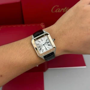 Cartier Santos-Dumont 43.5mm W2SA0011 43.5mm x 31.4mm Demi Rose Gold – VIP Version - Görsel 5