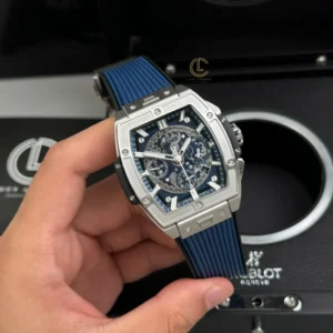 Alternative view of Hublot Spirit Of Big Bang 642.NX.7170.RX 642NX7170RX 44mm Blue Dial Titanium V2 – VIP Version