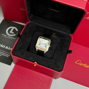 Cartier Santos-Dumont 43.5mm W2SA0011 43.5mm x 31.4mm Demi Rose Gold – VIP Version - Görsel 9