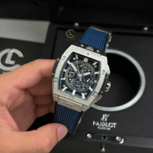 Hublot Spirit Of Big Bang 642.NX.7170.RX 642NX7170RX 44mm Blue Dial Titanium V2 – VIP Version - Görsel 4