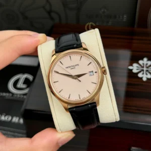 Alternative view of Patek Philippe Calatrava 5227R-001 39mm White Dial Rose Gold – VIP Version