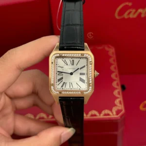 Alternative view of Cartier Santos-Dumont WJSA0016 43..5mm x 31.4mm Rose Gold – VIP VERSION