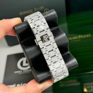 Audemars Piguet Royal Oak Frosted Gold 41mm Black Dial Steel – VIP Version - Görsel 9