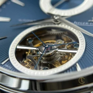 Jaeger Lecoultre Master UltraThin Tourbilon 40mm Blue Dial Steel – VIP Version - Görsel 5