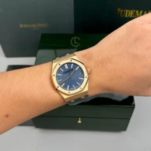 Audemars Piguet Royal Oak 15510OR Yellow Gold 41mm Blue Dial – VIP Version - Görsel 4