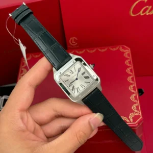 Alternative view of Cartier Santos-Dumont 43.5mm WSSA0022 43.5mm x 31.4mm Steel – VIP Version