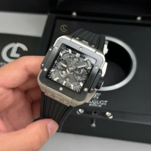 Alternative view of Hublot Square Bang Unico 821.NM.0170.RX 821NM0170RX 42mm Titanium Ceramic – VIP Version