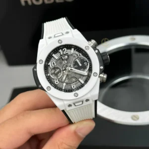 Alternative view of Hublot Big Bang Unico White Ceramic 421.HX.1170.RX 44mm – VIP Version