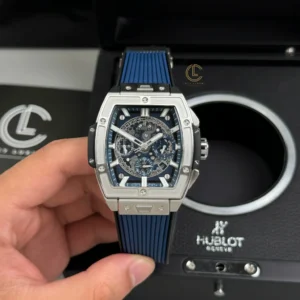Hublot Spirit Of Big Bang 642.NX.7170.RX 642NX7170RX 44mm Blue Dial Titanium V2 – VIP Version - Görsel 3