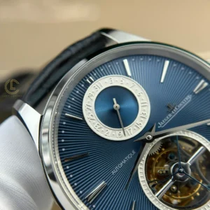 Jaeger Lecoultre Master UltraThin Tourbilon 40mm Blue Dial Steel – VIP Version - Görsel 10