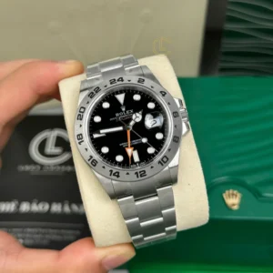 Alternative view of Rolex Explorer II 216570 42mm Black DIal Steel – VIP Version