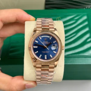 Rolex Day Date 228235-0085 40mm Blue Dial Rose Gold – VIP Version - Görsel 3
