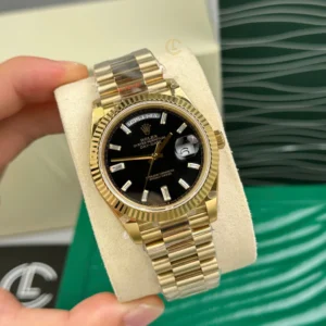 Alternative view of Rolex Day Date M228238-0004 40mm Black Dial Yellow Gold – VIP Version