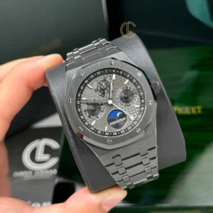 Alternative view of Audemars Piguet Royal Oak Perpetual Calendar 26579CE.OO.1225CE.01 Black Ceramic 41mm – VIP Version