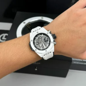 Hublot Big Bang Unico White Ceramic 421.HX.1170.RX 44mm – VIP Version - Görsel 4