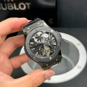 Alternative view of Hublot Classic Fusion Skeleton Tourbilon 505.CM.0140.LR 45mm Ceramic – VIP Version