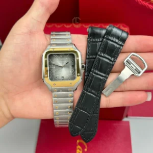 Alternative view of Cartier Santos De Cartier CRW2SA0030 Demi Yellow Gold – VIP Version