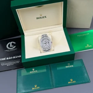 Rolex Datejust 41mm Insex Ruby Full Moissanite Hongkong – Customize Diamod - Görsel 10