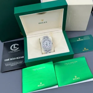 Rolex Datejust 41mm insex Ruby Tím Full Moissanite HongKong – Customize Diamod - Görsel 9