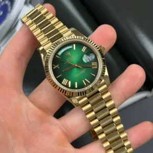Rolex Day Date M128238-0118 36mm  “Green Ombre” – VIP Version - Görsel 6