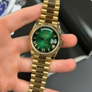 Rolex Day Date M128238-0118 36mm  “Green Ombre” – VIP Version - Görsel 9
