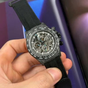 Alternative view of Rolex Daytona Skeleton DIW Carbon black 40mm – VIP Version
