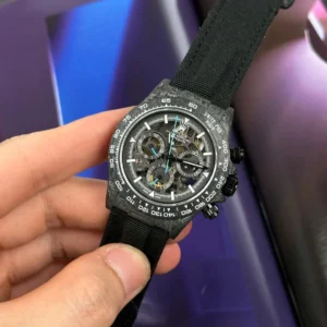Rolex Daytona Skeleton DIW Carbon black 40mm – VIP Version - Görsel 5