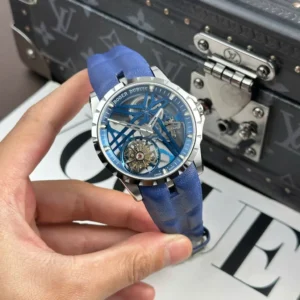 Roger Dubuis Excalibur Double Tourbillon Cobalt RDDBEX1109 – VIP Version - Görsel 3