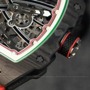 Richard Mille RM67-02 Italy Black Carbon TPT Italy Custom Modify – Handcrafted Version - Görsel 6