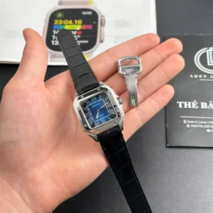 Cartier Santos De Cartier Medium Blue WSSA0063 35.5mm – VIP Version - Görsel 3
