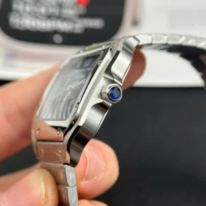 Cartier Santos De Cartier Medium Blue WSSA0063 35.5mm – VIP Version - Görsel 7