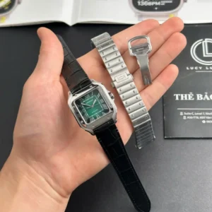 Cartier Santos De Cartier Medium Green WSSA0061 35.5mm – VIP Version - Görsel 3