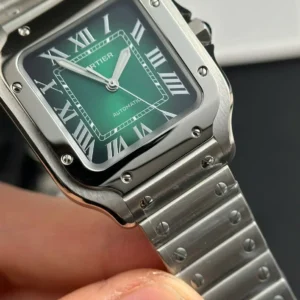 Cartier Santos De Cartier Medium Green WSSA0061 35.5mm – VIP Version - Görsel 6