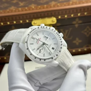 Omega Speedmaster Dark Side of The Moon White Side of the Moon 311.93.44.51.04.002 44.25 White Ceramic – VIP Version - Görsel 5