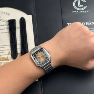 Cartier Santos De Cartier Chocolate Dial WSSA0065 35.5mm – VIP Version - Görsel 5