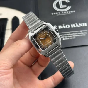Cartier Santos De Cartier Chocolate Dial WSSA0065 35.5mm – VIP Version - Görsel 4