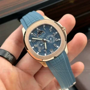 Patek Philippe Aquanaut 5261A Moonphase Tifany Blue Rose 40mm – VIP Version - Görsel 4