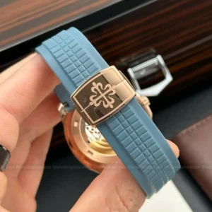 Patek Philippe Aquanaut 5261A Moonphase Tifany Blue Rose 40mm – VIP Version - Görsel 9