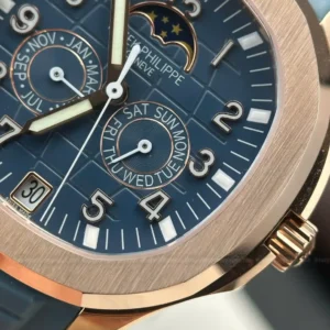 Patek Philippe Aquanaut 5261A Moonphase Tifany Blue Rose 40mm – VIP Version - Görsel 7