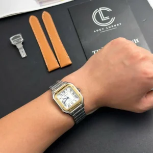 Cartier Santos De Cartier Two Tone W2SA0006 35.5mm – VIP Version - Görsel 9