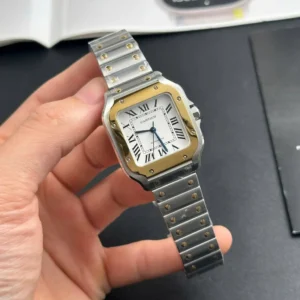Cartier Santos De Cartier Two Tone W2SA0006 35.5mm – VIP Version - Görsel 3