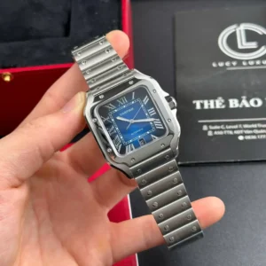 Cartier Santos De Cartier Blue Dial WSSA0071 39.8mm – VIP Version - Görsel 6