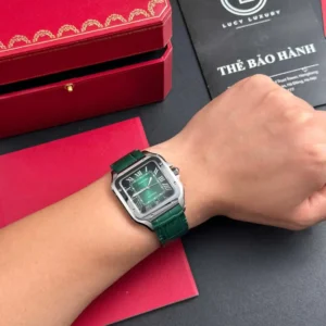 Cartier Santos De Cartier Green Dial Large WSSA0062 39.8mm – VIP Version - Görsel 6